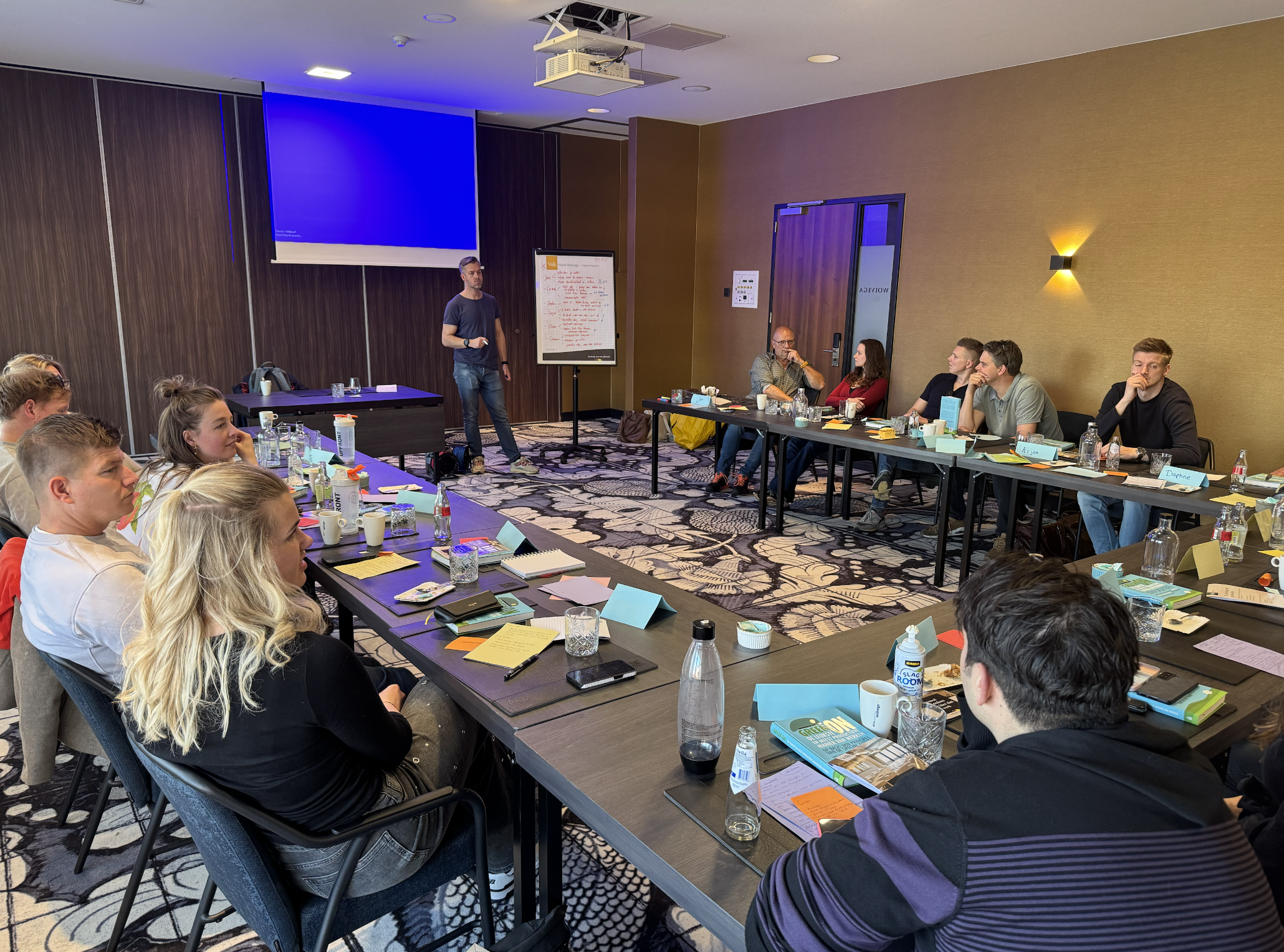 Man die uitleg geeft