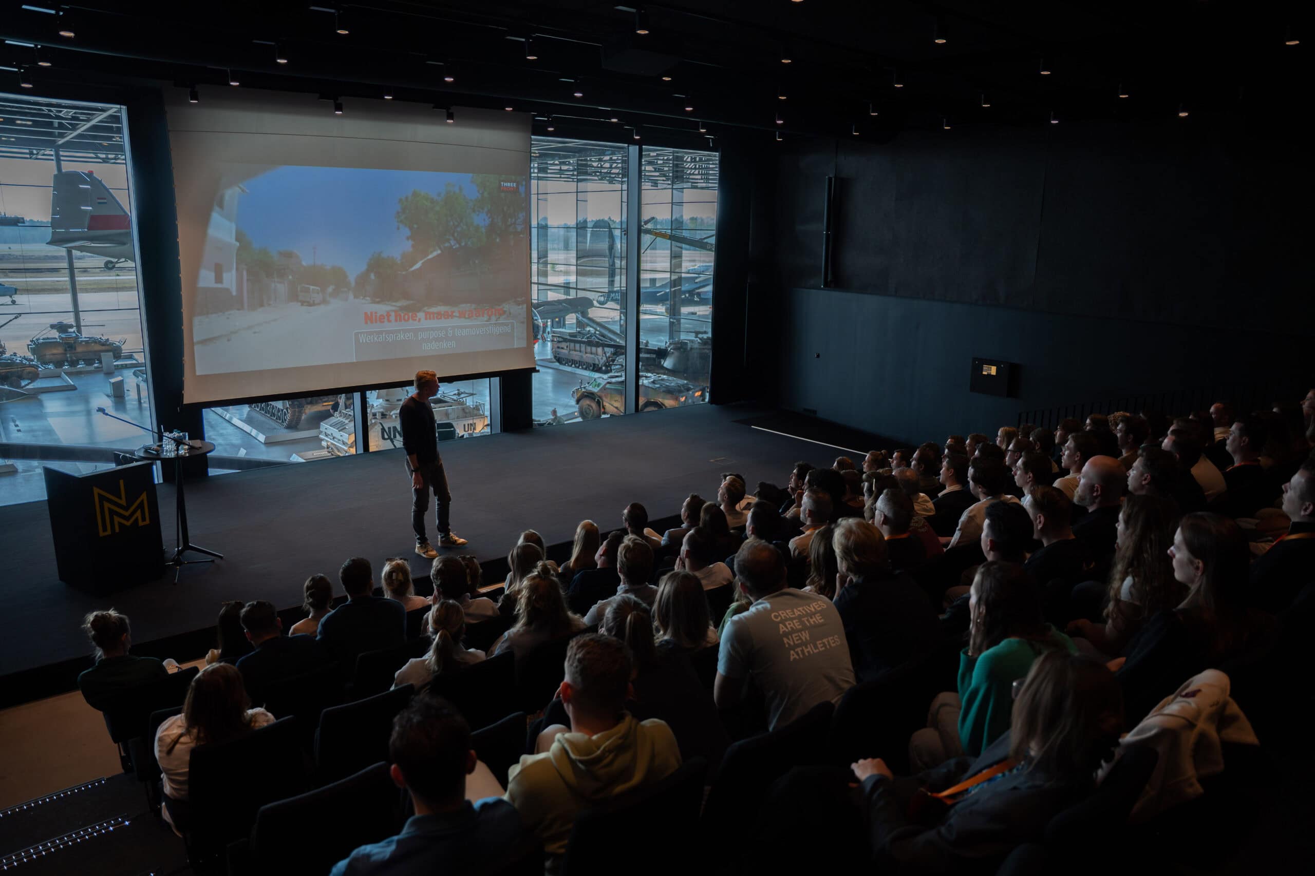 ThreeFront keynote voor een volle zaal